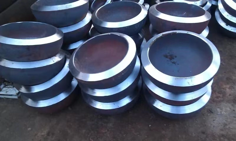 Asme B16.9 6 Sch40 Cap Carbon Steel Pipe Pipe مشکی DN15-3000 1